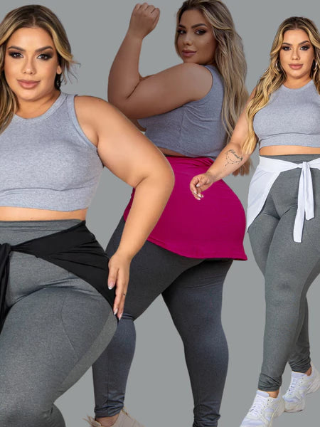 Tapa Bumbum Academia/Saia de Praia Plus Size do P ao G4