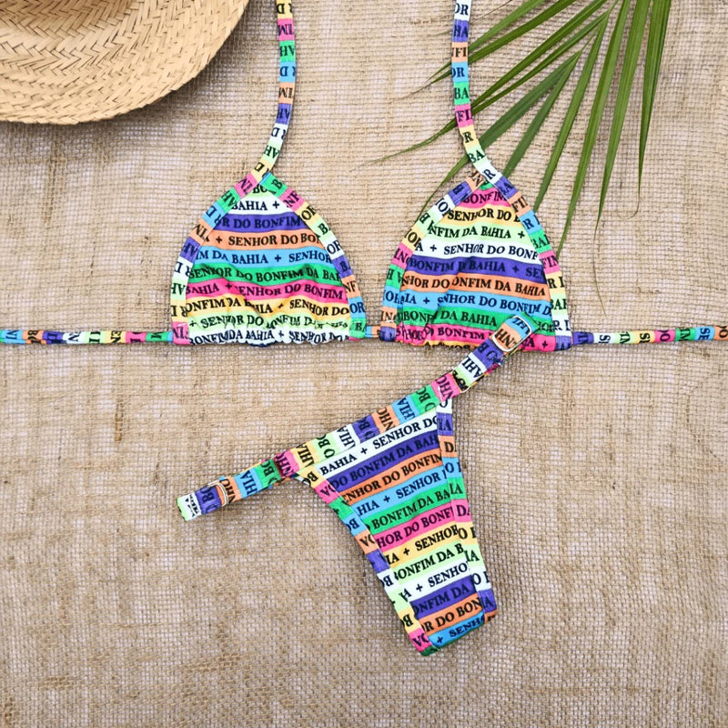 Biquíni Marquinha de Fita Estampado!