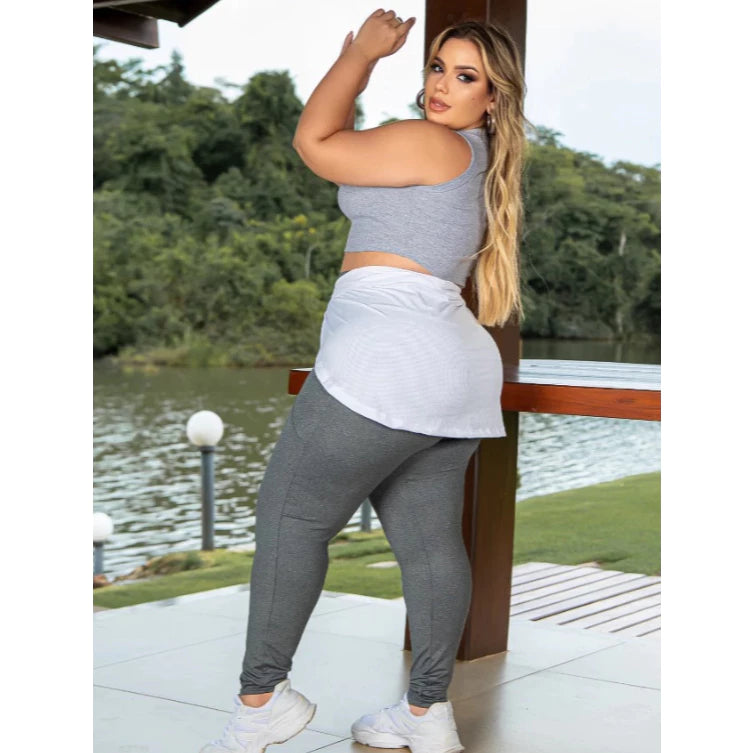 Tapa Bumbum Academia/Saia de Praia Plus Size do P ao G4