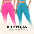 Kit 2 peças Legging Blackout Zero Transparencia