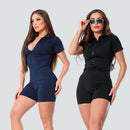 Kit 2 Macaquinhos Gringo com Ziper Tecido Suplex Colorido Virginia