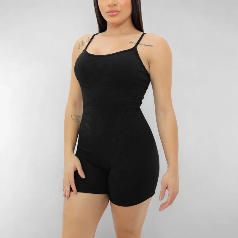 Macaquinho Canelado Feminino para Academia e Fitness