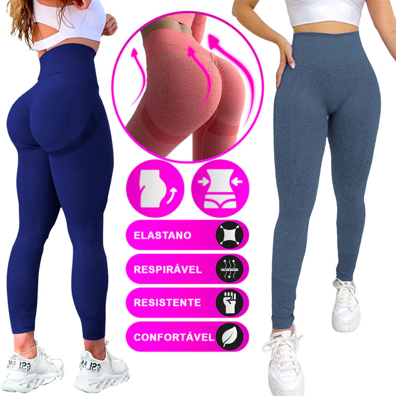 Kit 2 Calças Legging Fitness