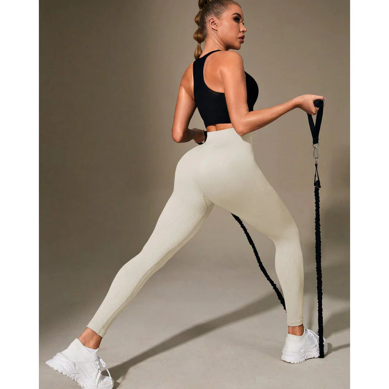 Legging Canelada de Cintura Alta! Oferta Limitada!