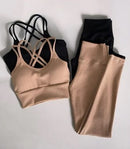 Kit 2 Conjuntos Anaruga Legging Top com Bojo Fitness