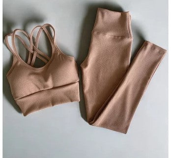 Conjuntos Legging Top com Bojo Fitness